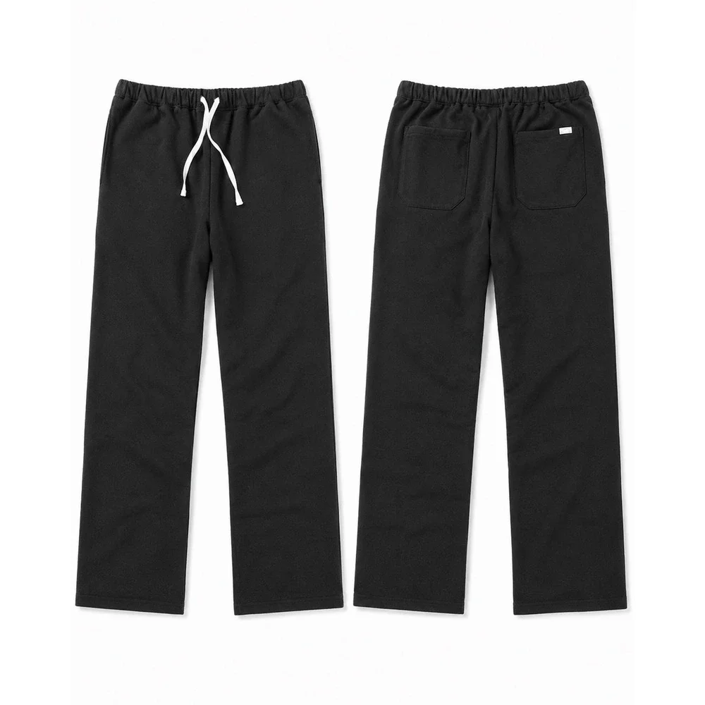 FIGS Scrub Pant Men L/S Black Pisco Technical Collection Straight Leg Drawstring